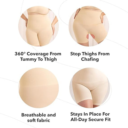 Shaping Boyshorts Shapewear for Women Slip Shorts Under Dress