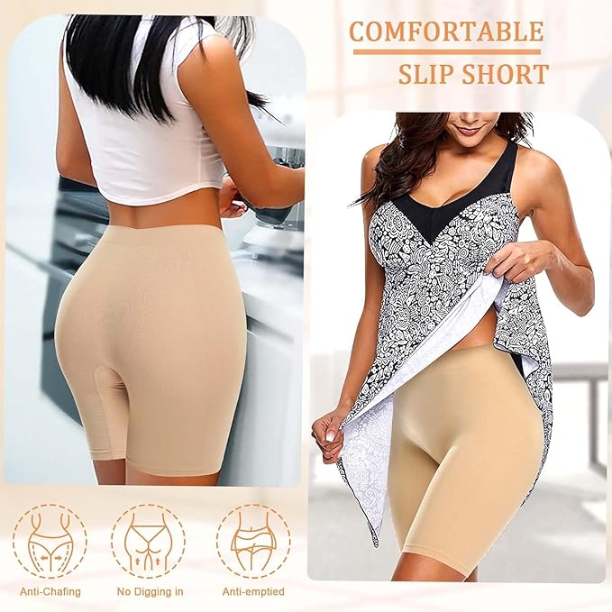 Shaping Boyshorts Shapewear for Women Slip Shorts Under Dress