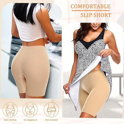 Shaping Boyshorts Shapewear for Women Slip Shorts Under Dress